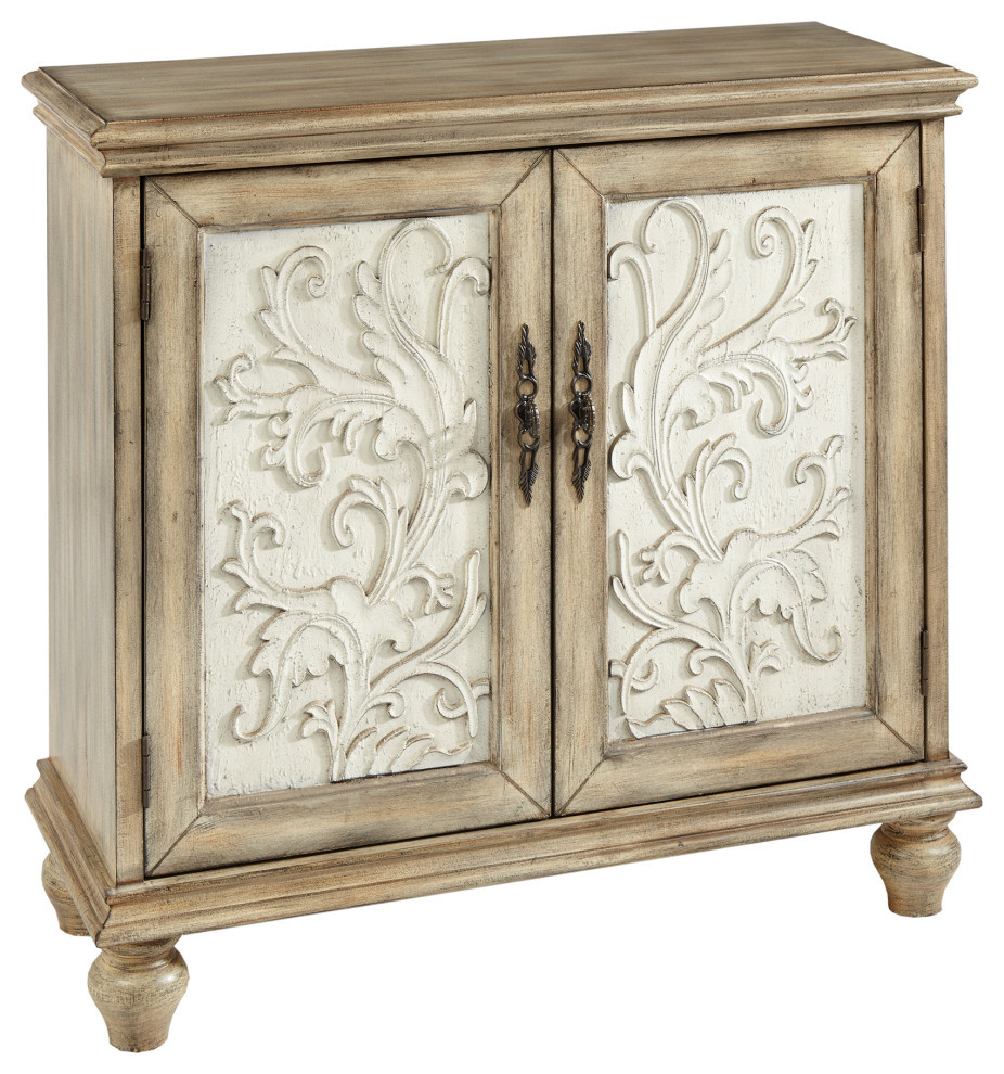 Madison Park Driscoll 2 Door Cabinet   French Country   Accent Chests And Cabinets   by Olliix  Houzz