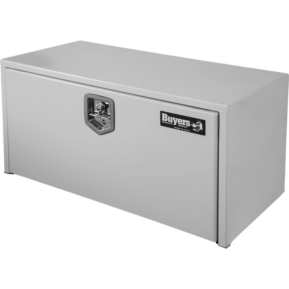 Buyers Products Company 18 in. x 18 in. x 36 in. White Steel Underbody Truck Tool Box 1702405