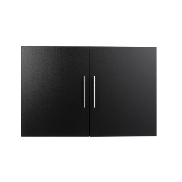 Hangups Upper Storage Cabinet Black Prepac