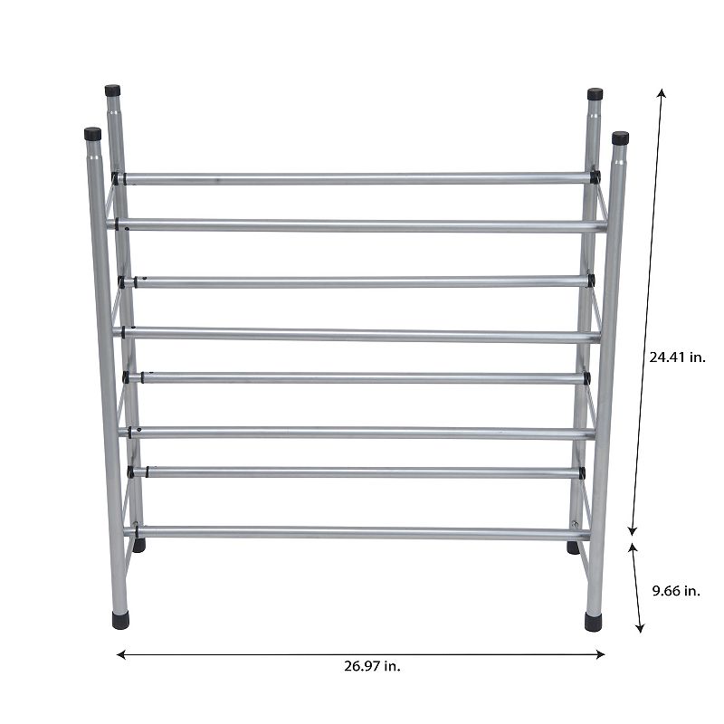 Simplify 4-Tier Expandable Shoe Rack