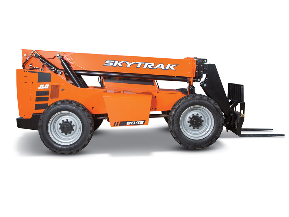 JLG SkyTrak? 8042 Telehandler Max Lift Weight 8000 Lb. and Height 41and#8242; 11