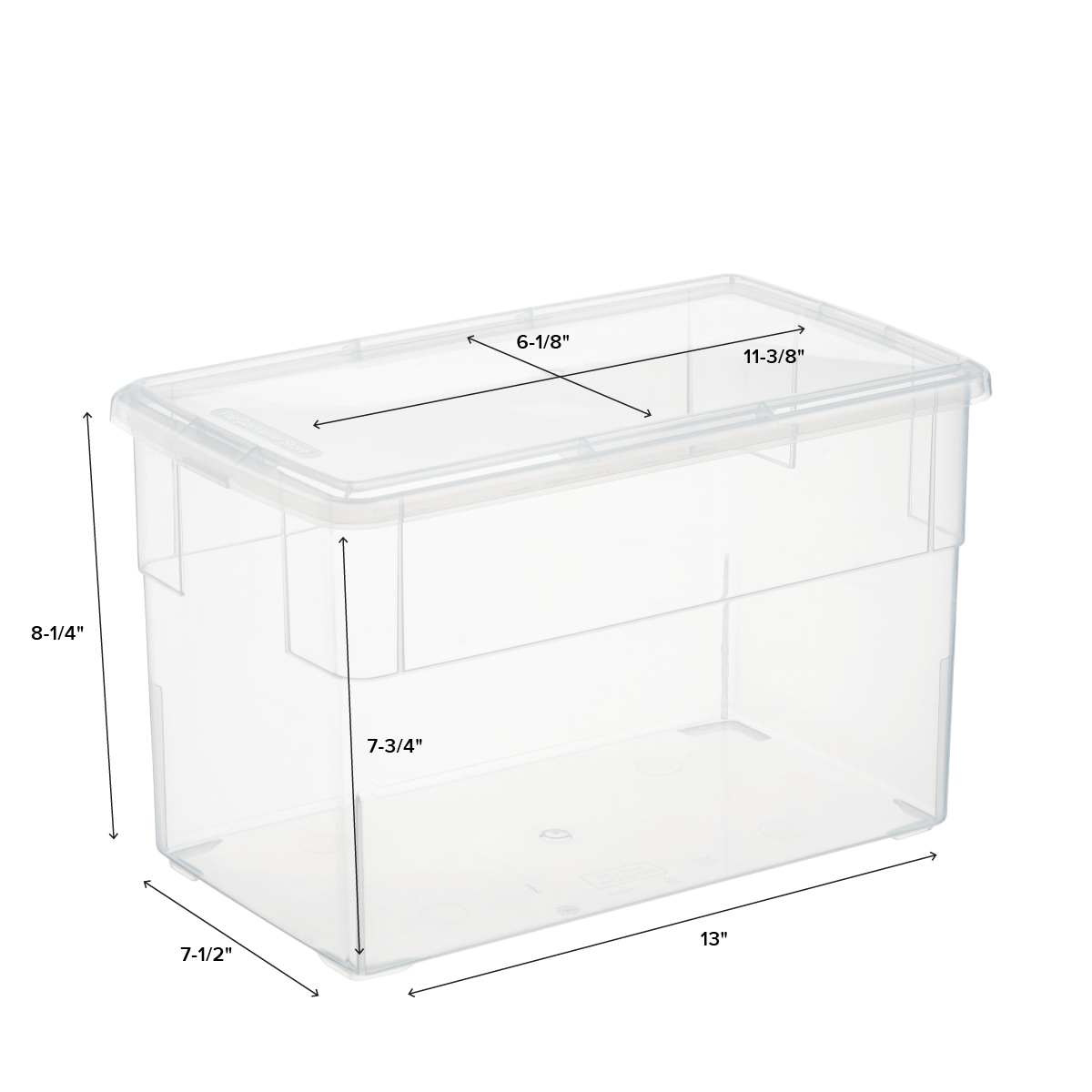 Our Clear Storage Boxes