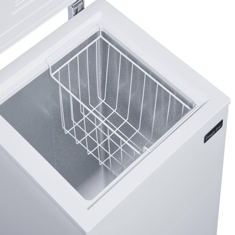 Magic Chef 3.5 cu. ft. Manual Defrost Chest Freezer in White HMCF35W5