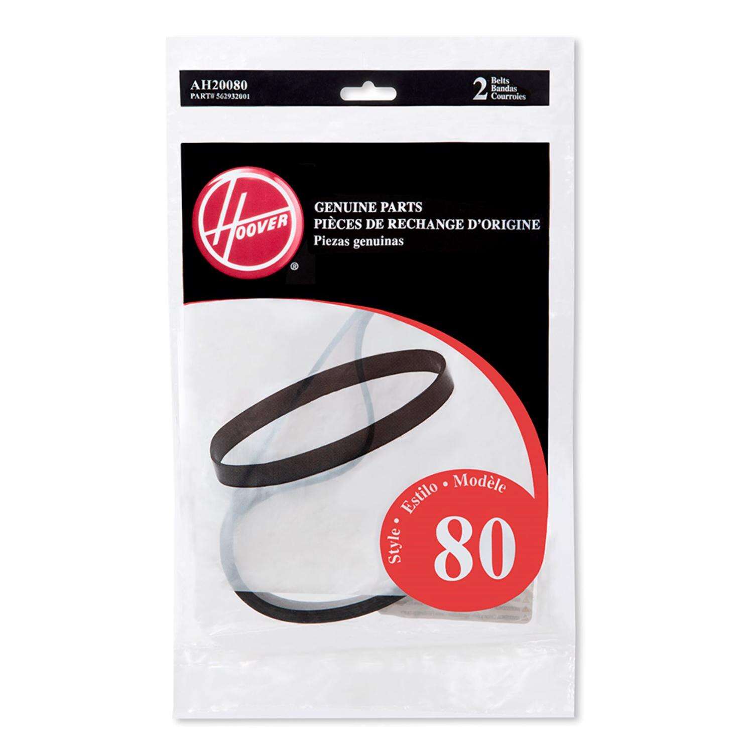 Hoover T- Series Vacuum Belt For belt 2 pk