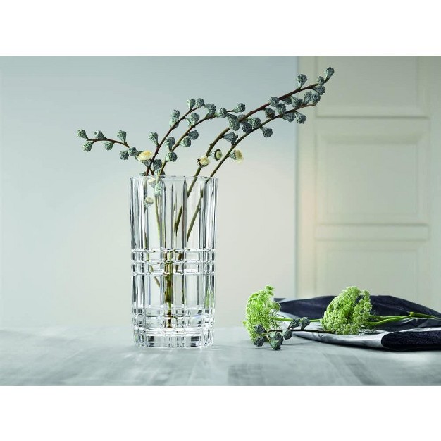 Nachtmann Square 11 Inch Crystal Vase 11