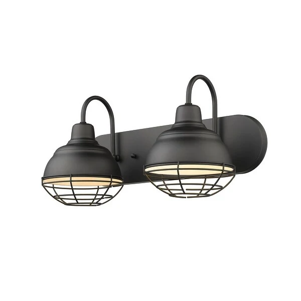 Millennium Lighting Neo-Industrial 2 Light Bathroom Vanity Fixture