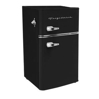 Frigidaire 3.2 cu. ft. 2 Door Retro Mini Fridge in Black EFR840-BLACKCOM