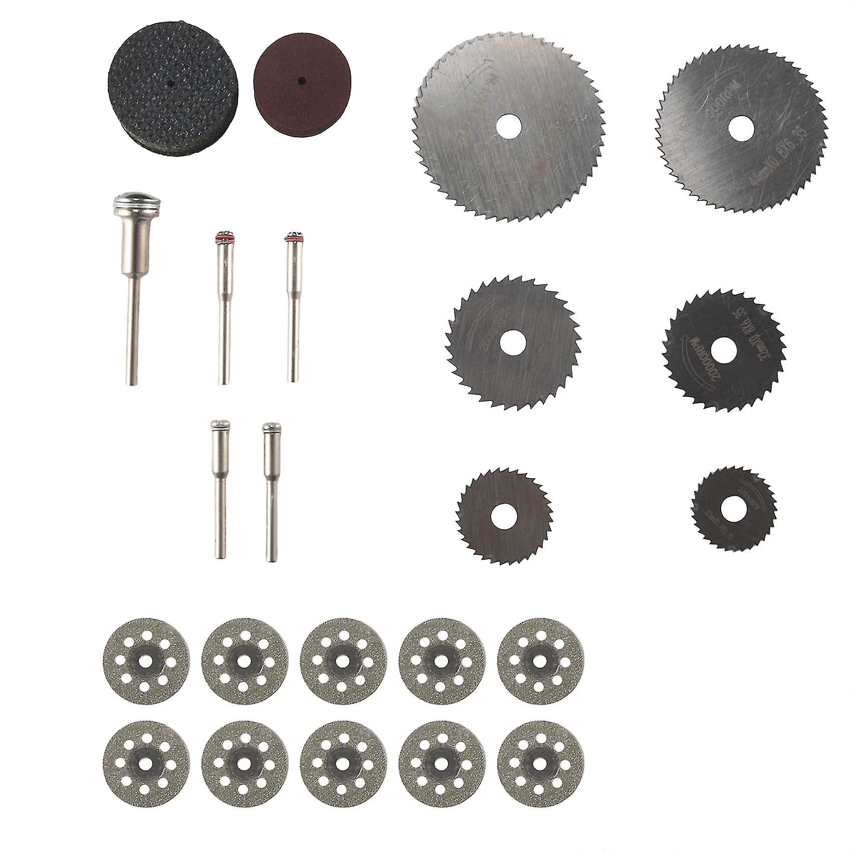 61pcs Mini Circular Saw Blade Set Resin Cut-off Wheels Disc Diamond Cutting Blade Metal Cutter