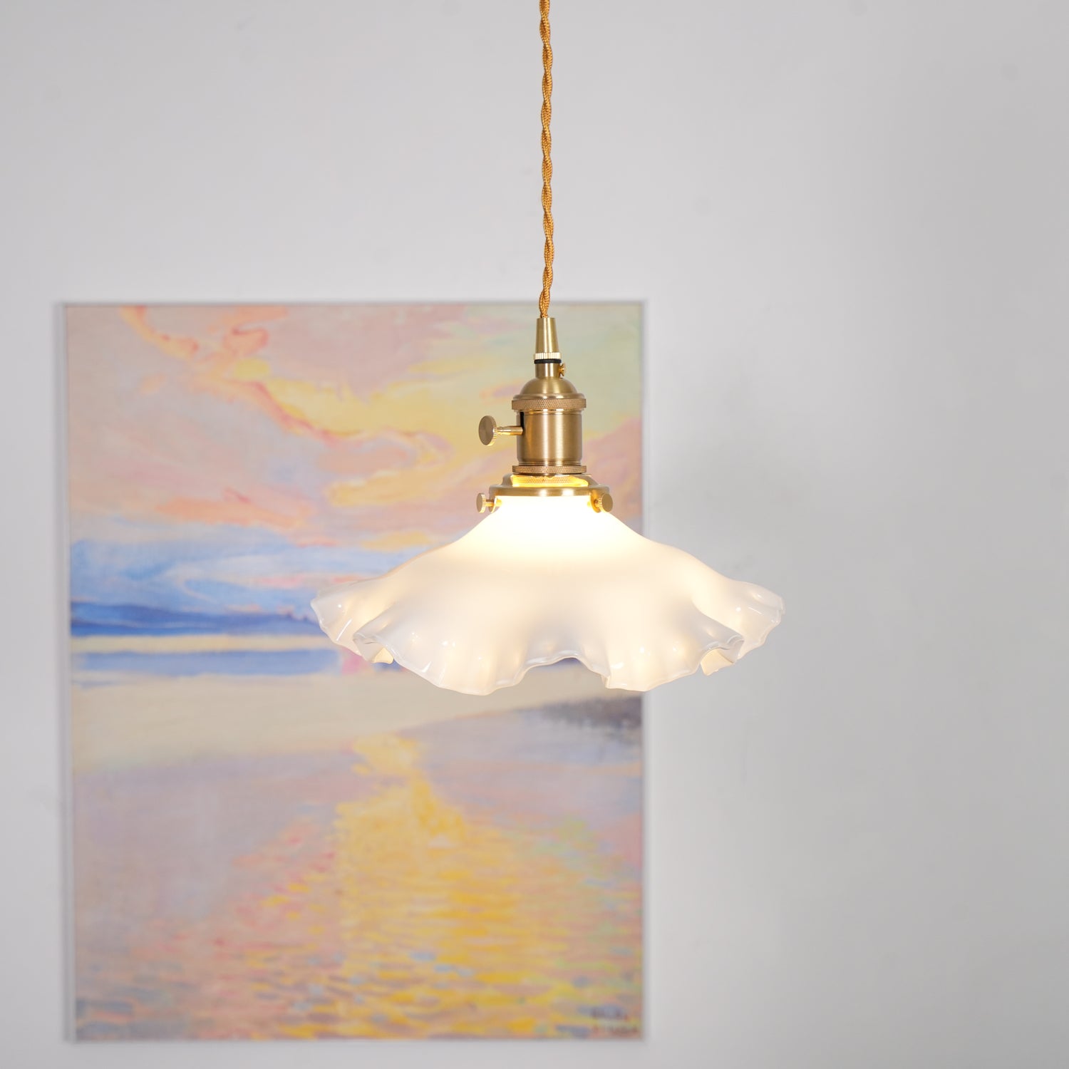 Small Floral Pendant Lamp