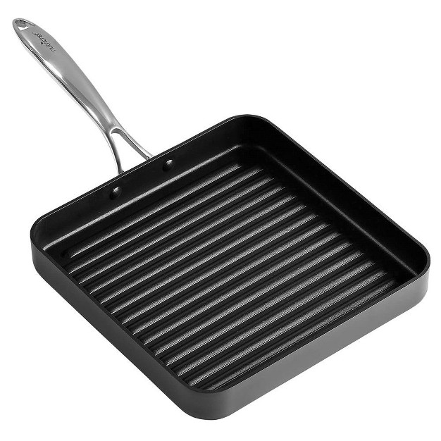 Nutrichef 11 Hard anodized Nonstick Grill amp Griddle Dishwasher Safe Nonstick Grill Pan