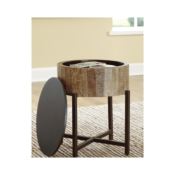 Signature Design by Ashley Grammer Round End Table