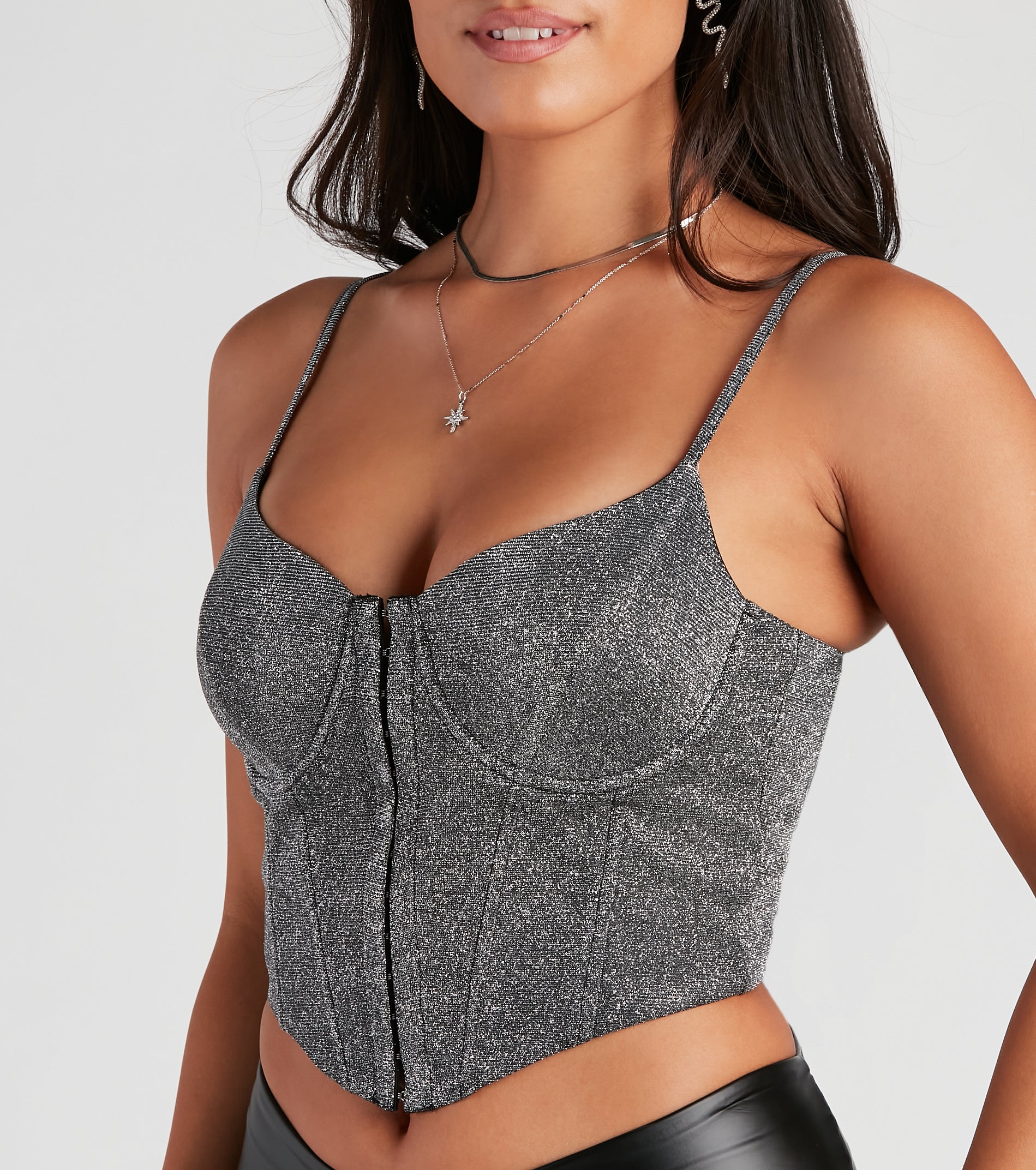 It Girl Shine Corset Top