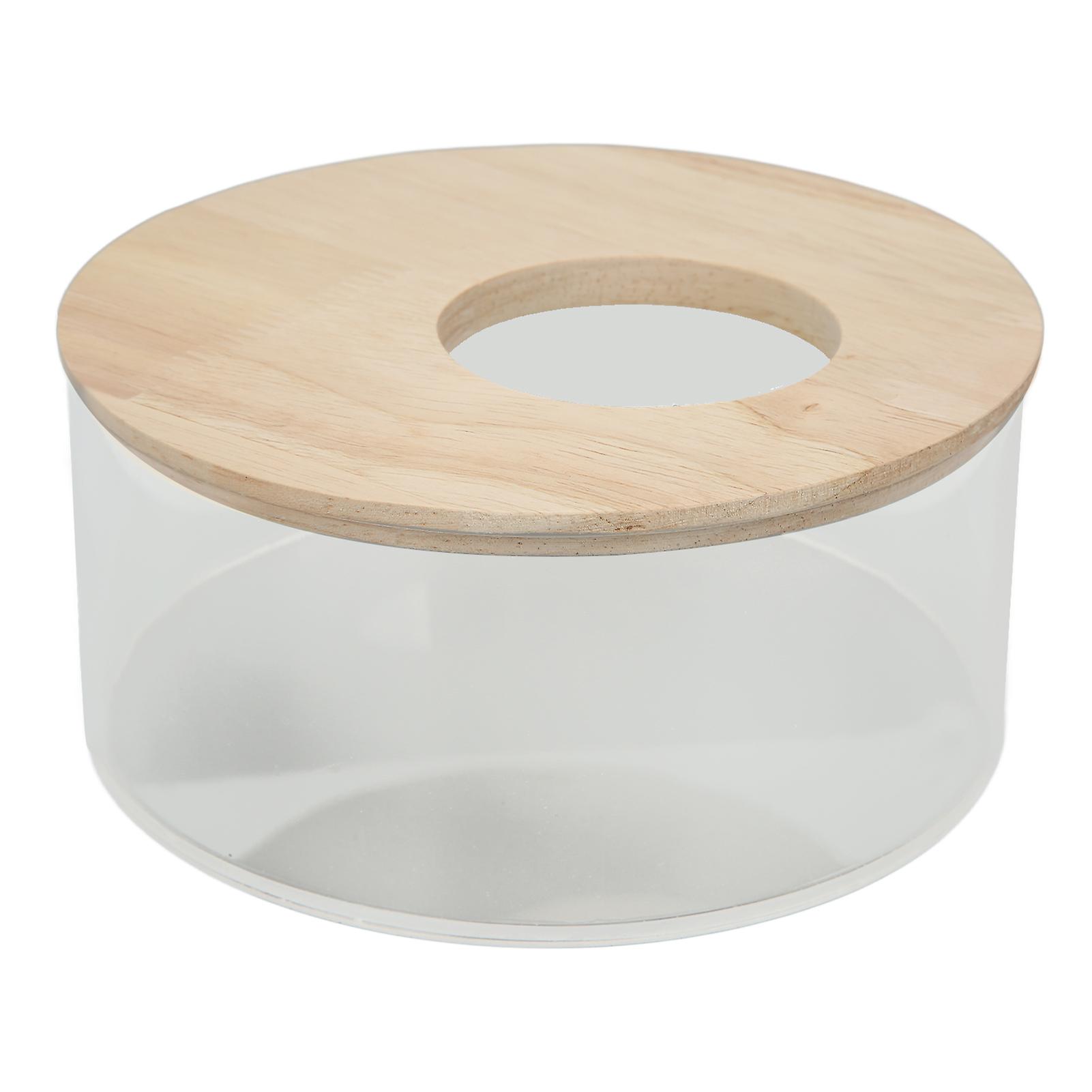 Hamster Sand Bathtub Small Round Shaped Pet Sand Box Transparent Acrylic Sand Bathrooml