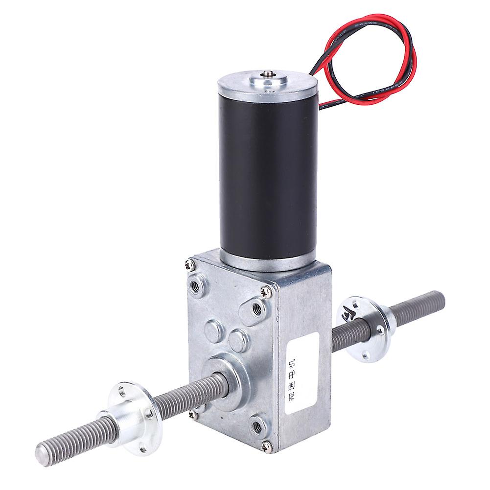 Worm Gear Motor Right And Left Hand Coaxial M8 Shaft 2480 Motor With Flangespeed Reduction Rate 500