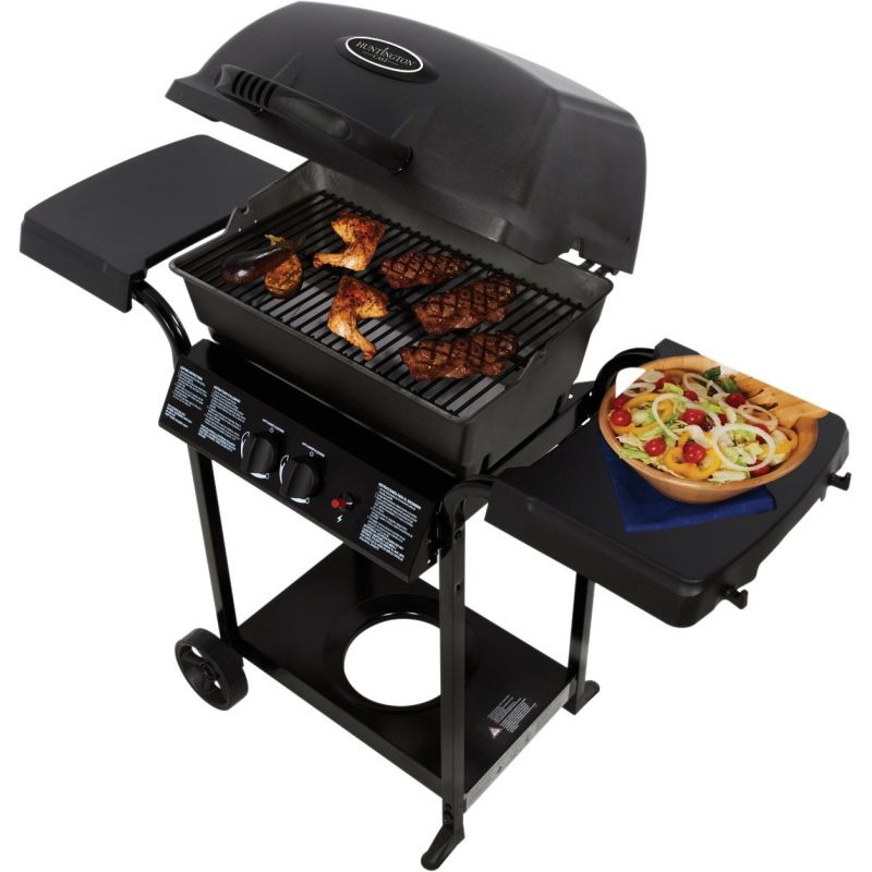 Huntington 2-Burner LP Gas Grill Black