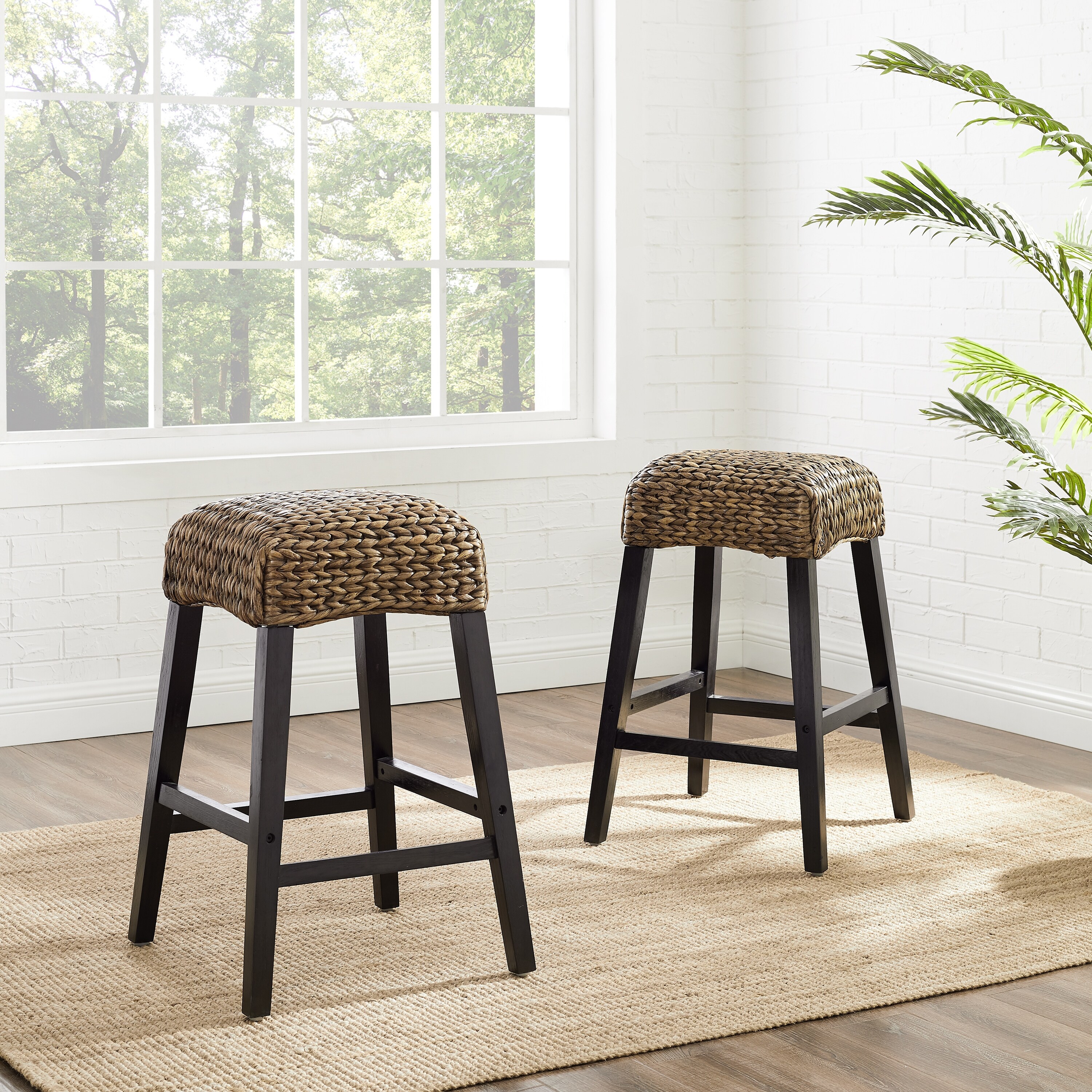 Edgewater 2Pc Backless Counter Stool Set - 18