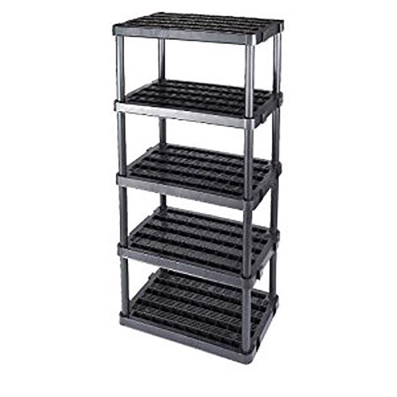 SHELF UNIT 5 TIER BLK