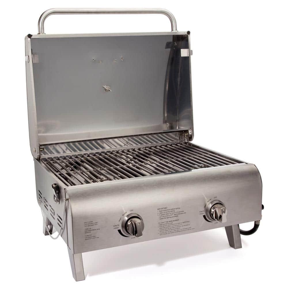 Cuisinart Portable Propane Tabletop Grill in Stainless Steel