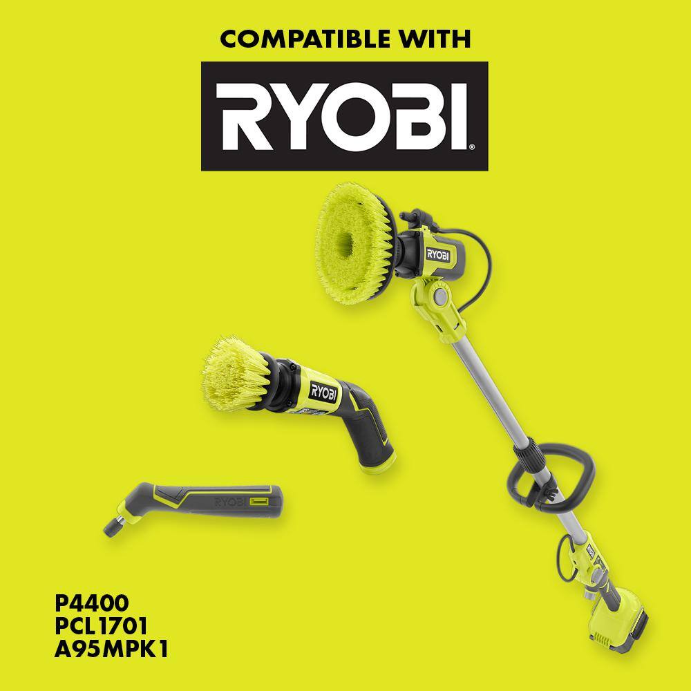 RYOBI 3.5 in. 3-Piece Scrubbing Kit for RYOBI P4400 Scrubber Tool A95SPK1