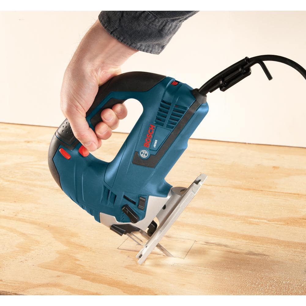 Bosch 6.5 Amp Corded Variable Speed Jig Saw Kit with Bonus 2.5 Amp Corded Random Orbital Sander/Polisher Kit and Case JS365+ROS20VSK