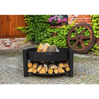 Good Directions Cook King 111246 Montana Fire Pit 23.5 in. Dia Wood Storage Wood Burning Fire Pit 111246