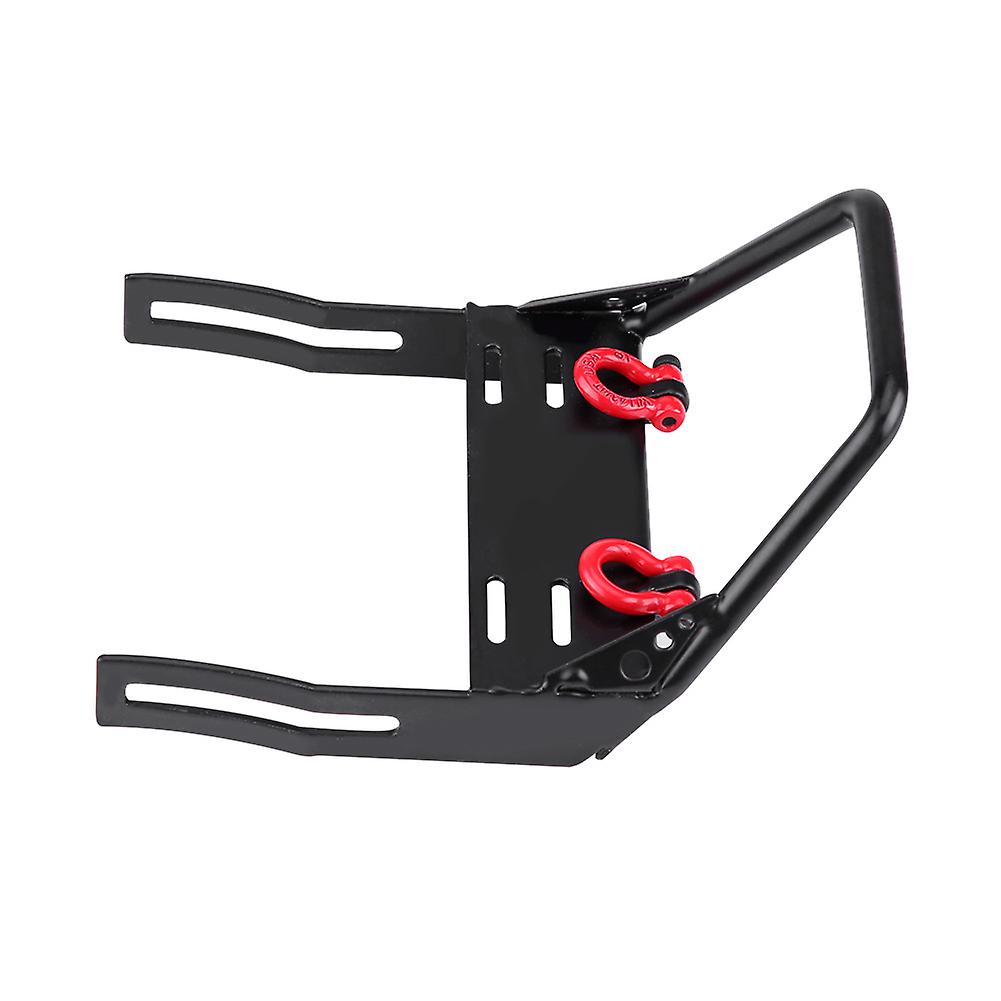 Rc Crawler Steel Front Bumper Winch Mount For Axial Scx10 1/10 Remote Control Car (flat)