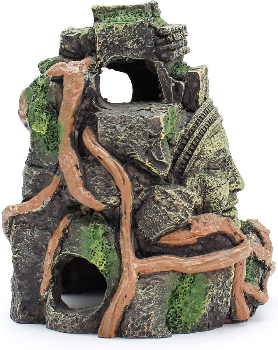 Penn-Plax Cambodian Rock Face Aquarium Ornament