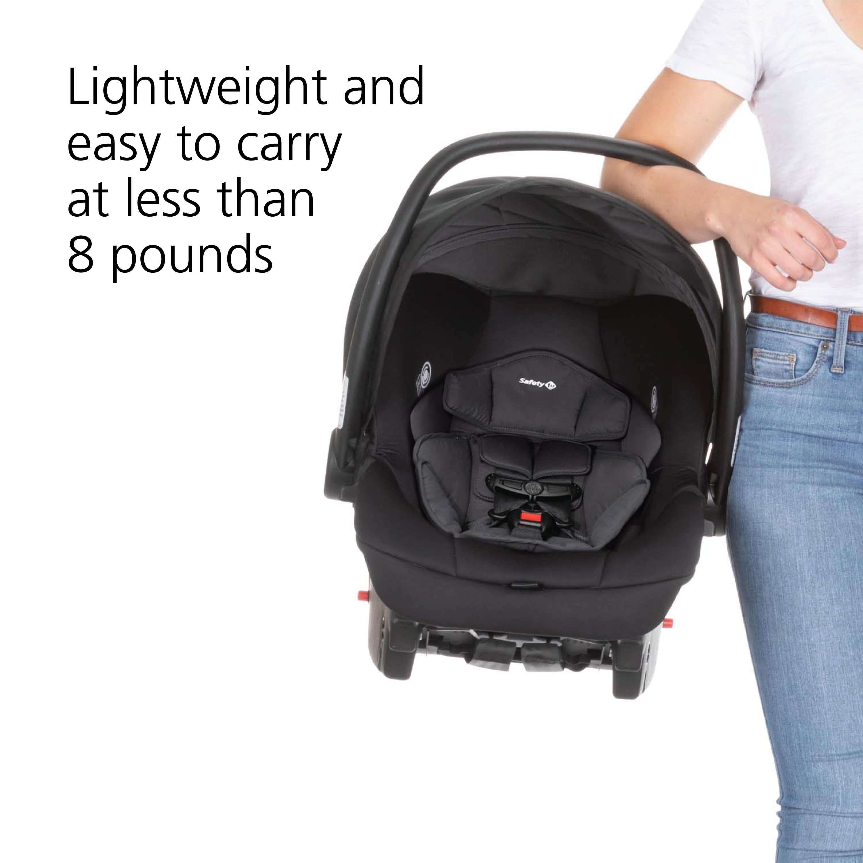 Safety 1ˢᵗ Grow and Go Sprint 8-in-1 Modular Travel System, Alloy