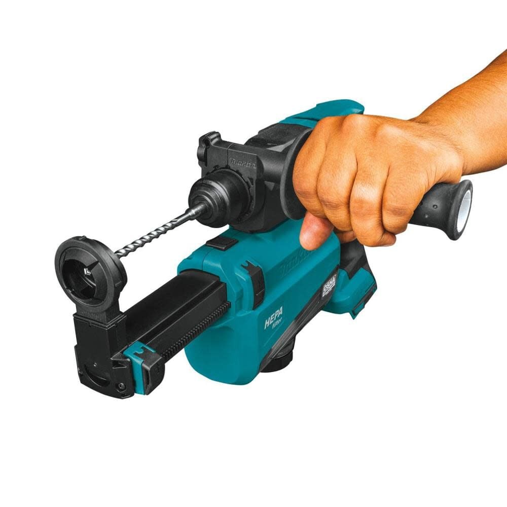 Makita 18V LXT 11/16" AVT SDS Plus Rotary Hammer Kit with HEPA Dust Extractor Bare Tool XRH12ZW from Makita