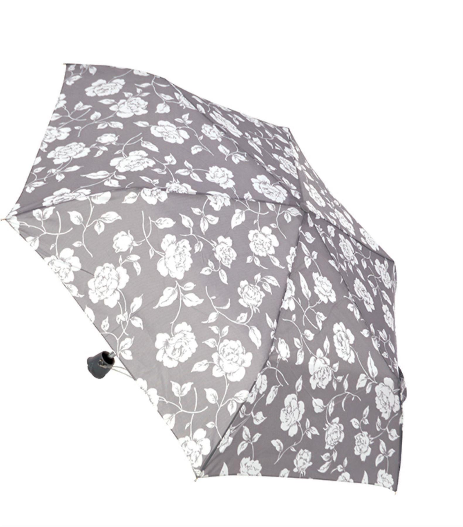 KS Brands Ladies Rose Handle SuperMini Umbrella