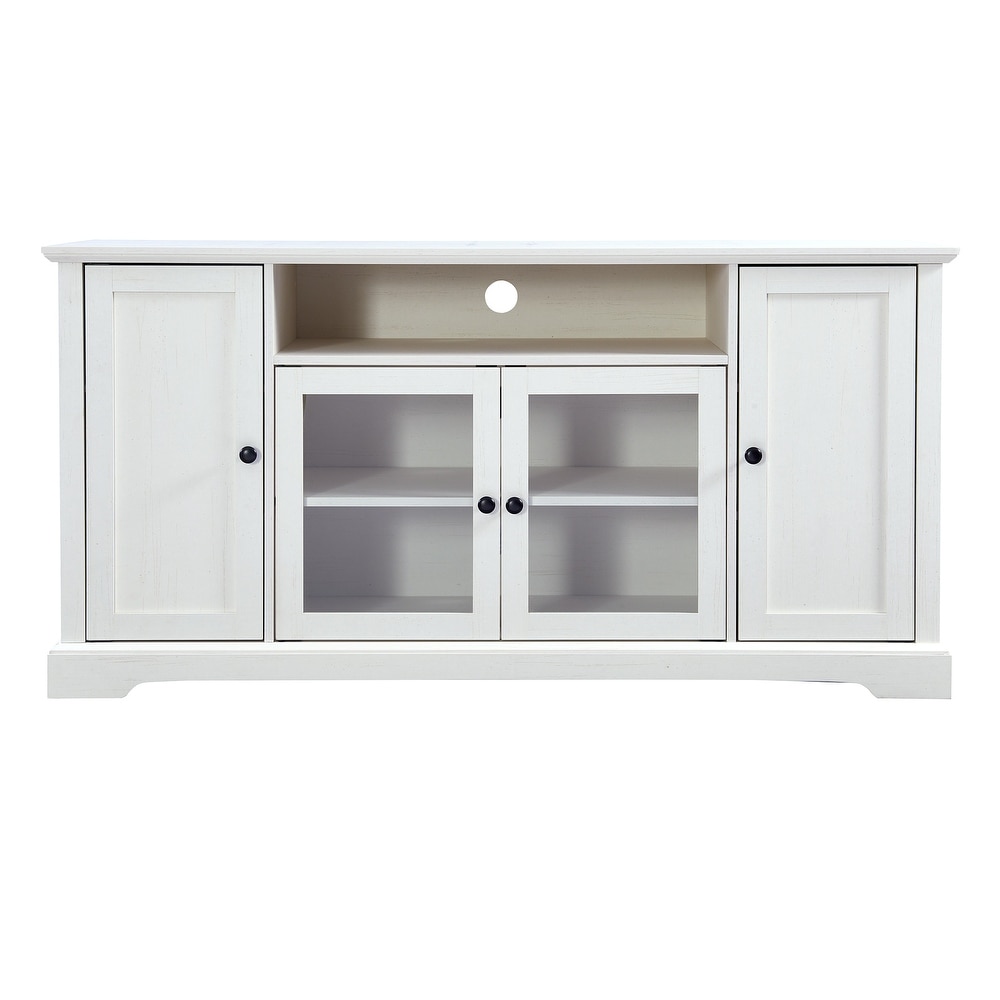 Classic TV Stand with Storage Cabinet for TV up to 65\