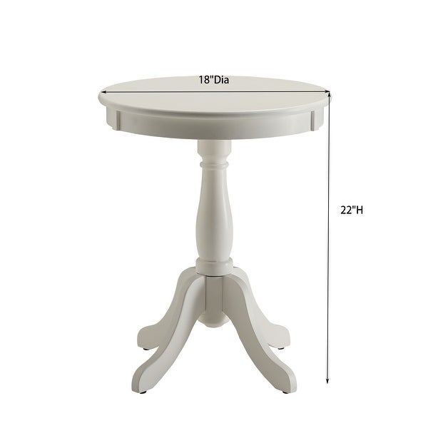 Side Table Round Table Wood End Table Coffee Table for Living Room