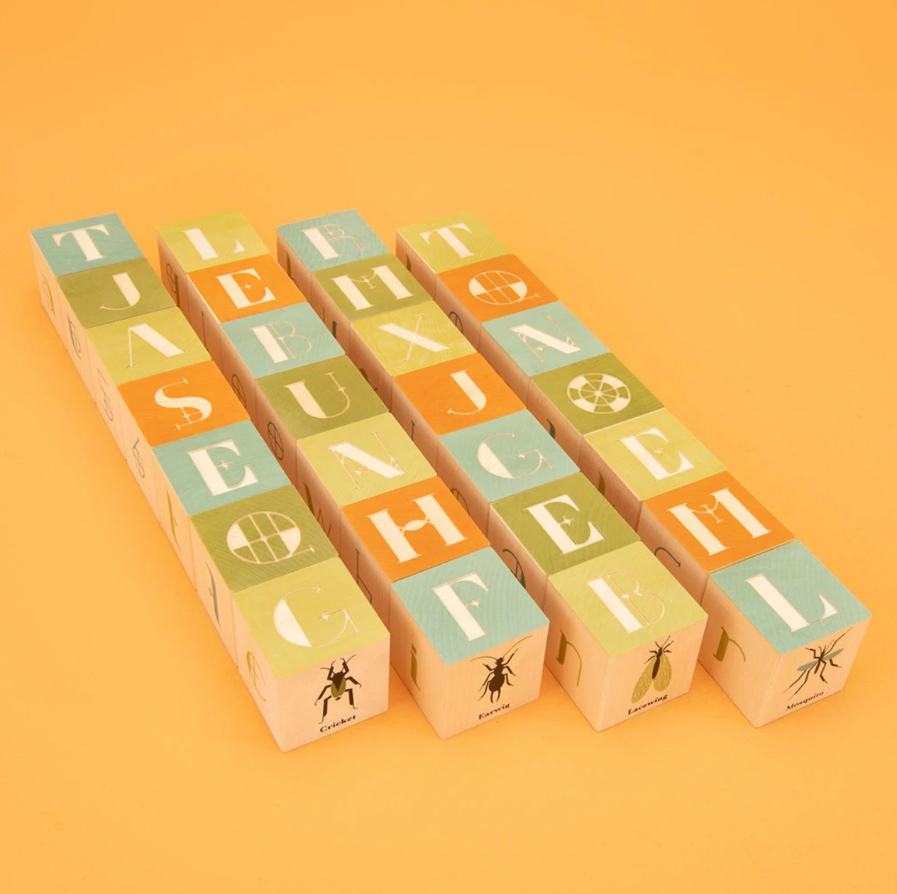 Bug Wooden Blocks by Uncle Goose