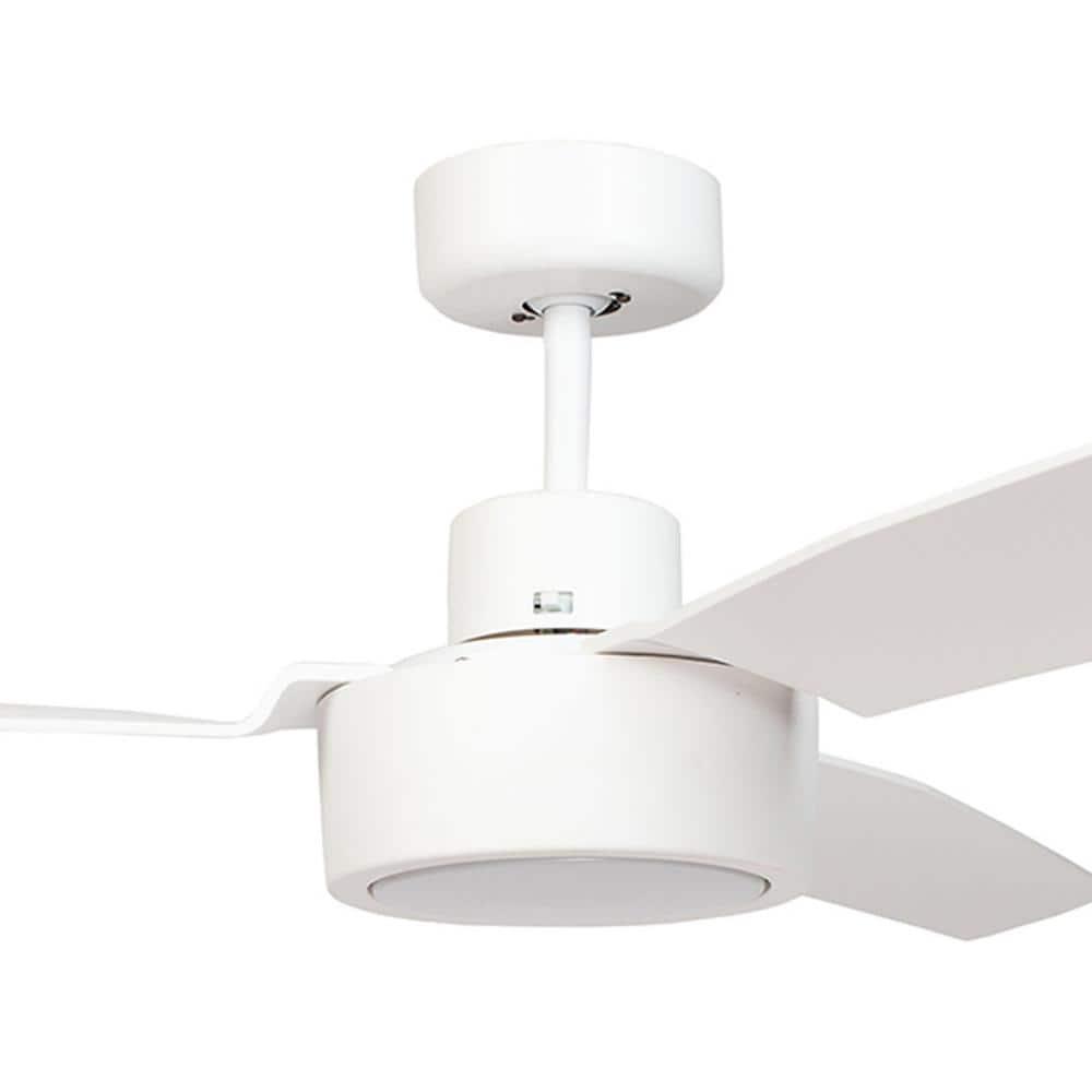 52 in Indoor White Ceiling Fan with Wall Switch