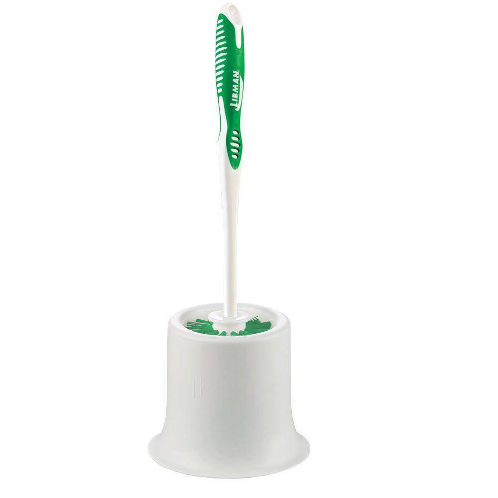 Libman Polypropylene Toilet Bowl Brush and Holder (2-Pack) 1512