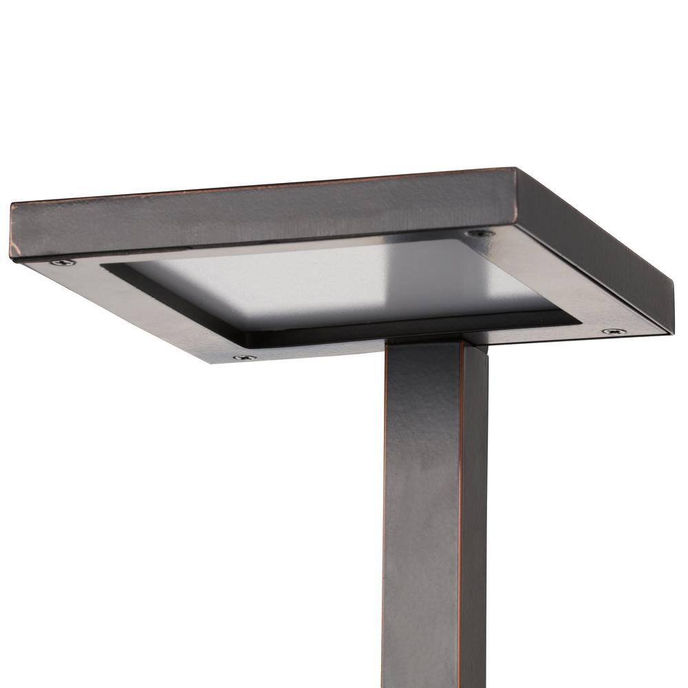 Hampton Bay Glenwood 5.6-Watt Oil Rubbed Bronze Outdoor Integrated LED Landscape Path Light JDO1501L-2