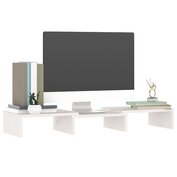 vidaXL Monitor Stand White 23.6