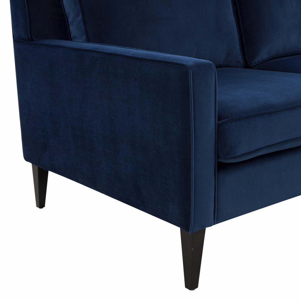 Luna Sapphire Blue Sofa   Midcentury   Sofas   by First of a Kind USA Inc  Houzz