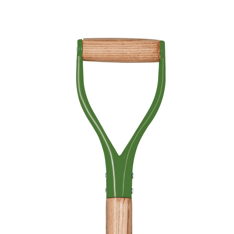 John Deere 7005573 42 in. Steel Digging Shovel with Wood Handle&#44; Green