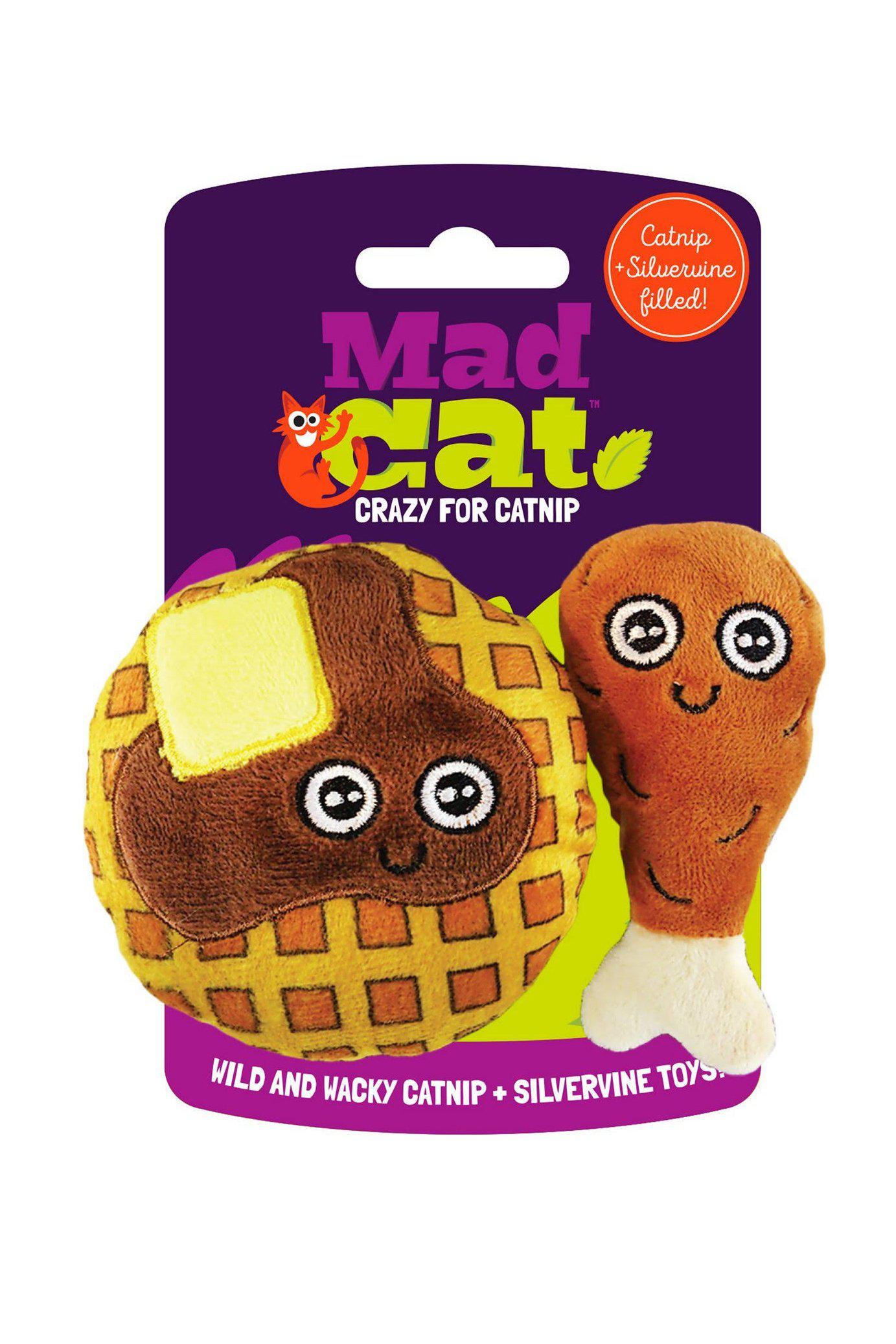 Mad Cat Chicken And Waffles Cat Toy