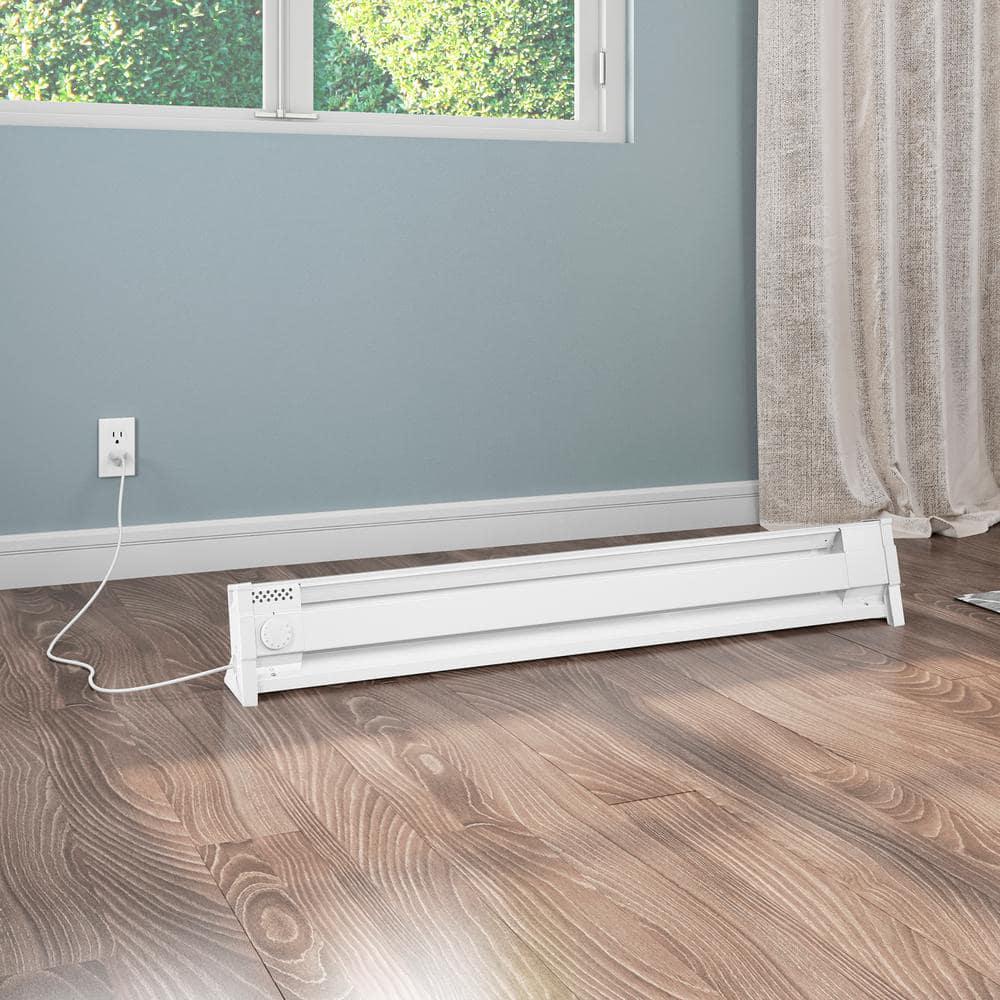 Cadet 49 in 120volt 1500watt Portable Electric Baseboard Heater in White