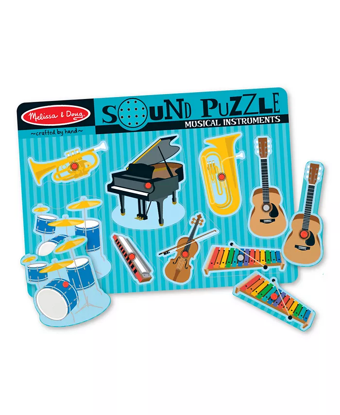 Melissa and Doug Musical Instruments Sound Puzzle