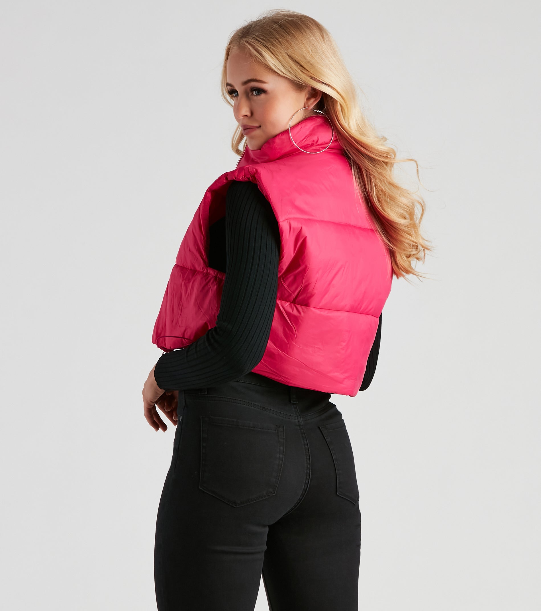 Trend Alert Cropped Puffer Vest