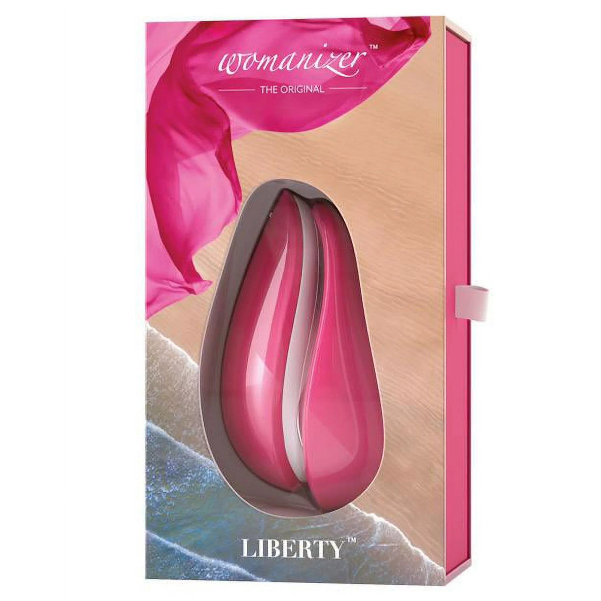 Womanizer Liberty Clitoral Stimulator in Pink Rose