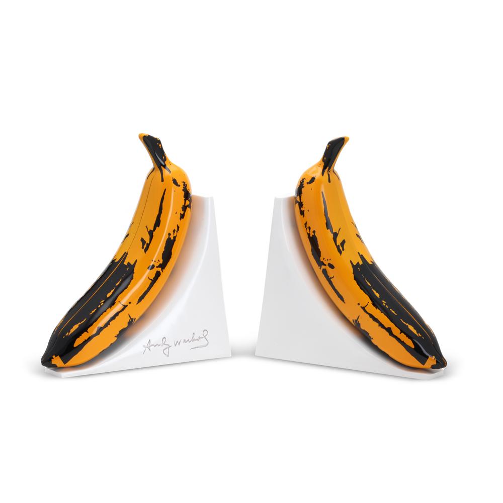 Kidrobot x Andy Warhol Resin Banana Bookends - Yellow Edition (PRE-ORDER)