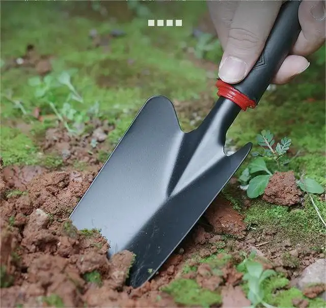 High Quality 4 Piece Steel Trowel Garden Hoe Hand Digging Tool Set