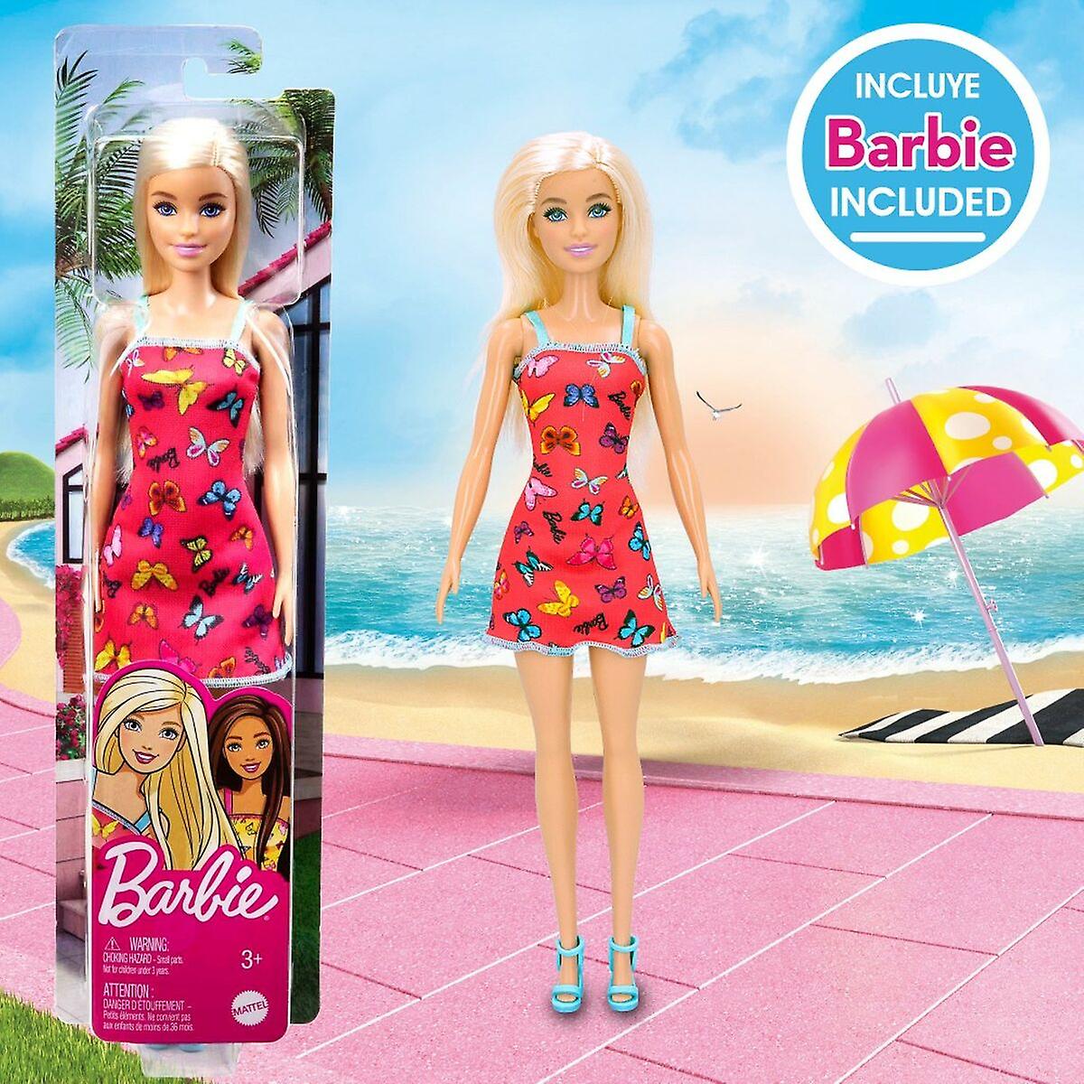 Beach toys set Barbie 8 Pieces 18 x 16 x 18 cm