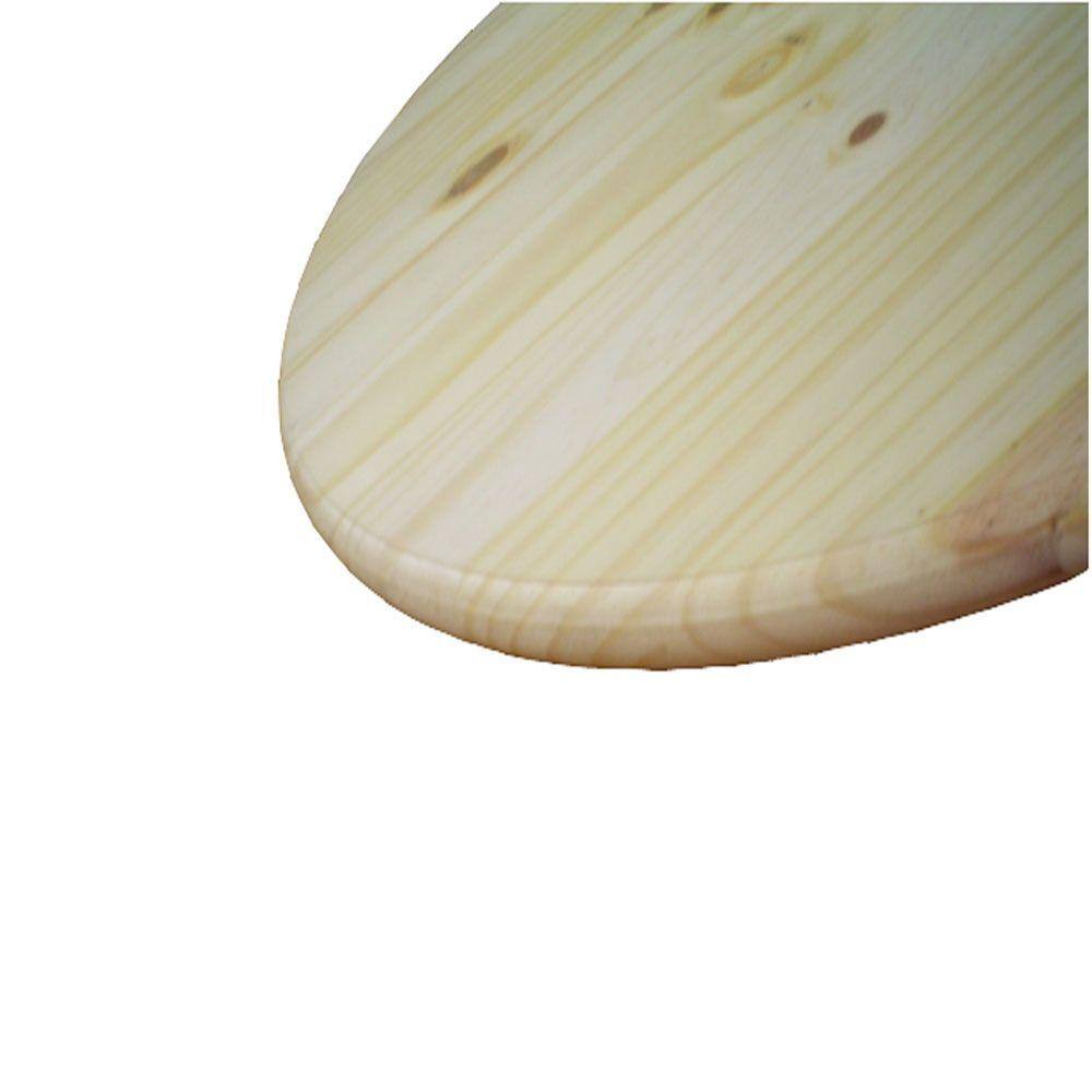 1 in. x 1.5 ft. x 1.5 ft. Pine Edge Glued Panel Round Board 680435