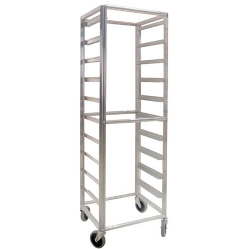 AllPoints 133-1338 Full Height Glass Rack Cart， 10 Rack Capacity