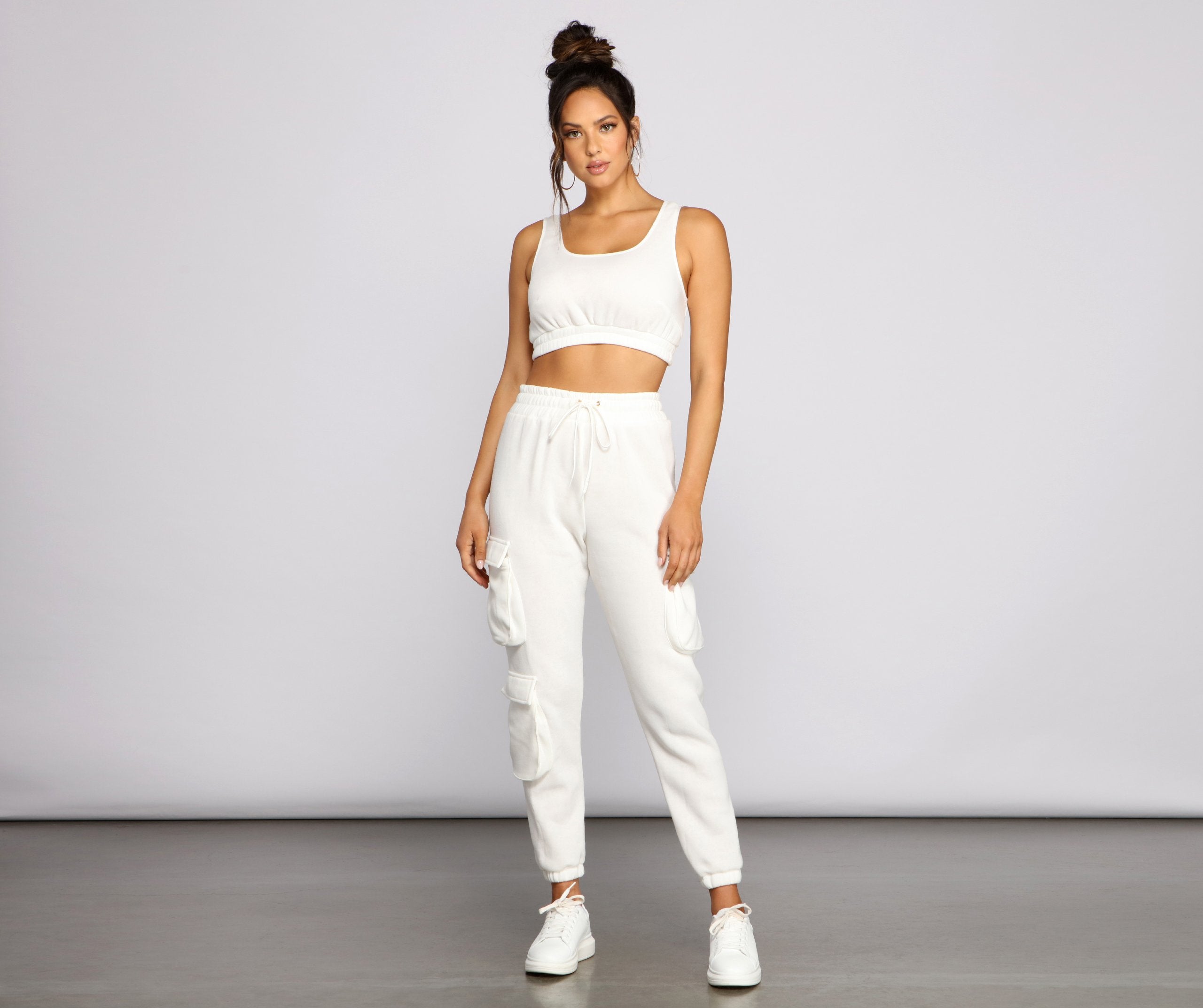 Low Profile High Waist Cargo Joggers